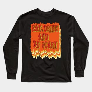 retro vintage halloween custom Long Sleeve T-Shirt